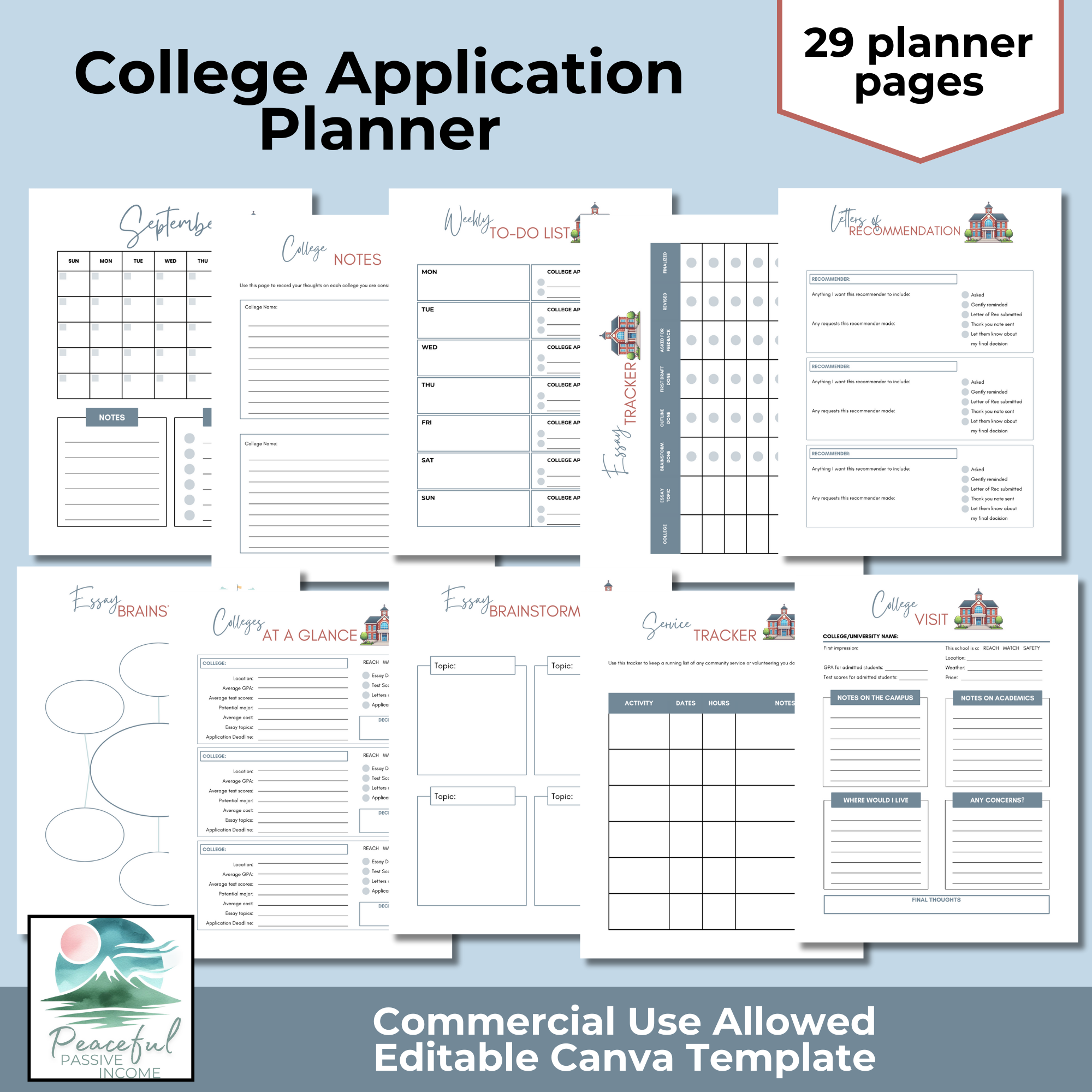 College Application Planner